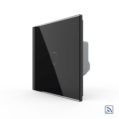 Intrerupator Simplu Wireless cu Touch LIVOLO – Serie Noua culoare neagra