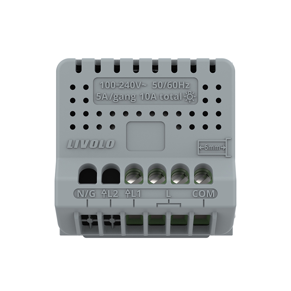 Modul Intrerupator Wireless Cap scara / Cruce cu Touch LIVOLO, Serie Noua