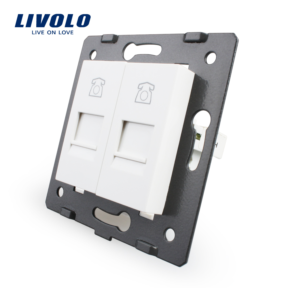 Priza dubla telefon livolo