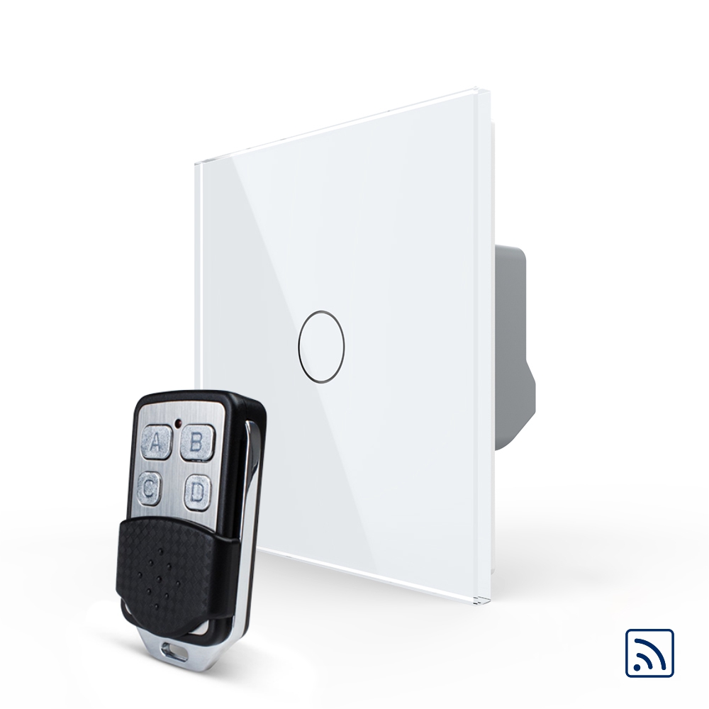 Intrerupator LIVOLO simplu wireless cu touch si telecomanda inclusa case-smart.ro