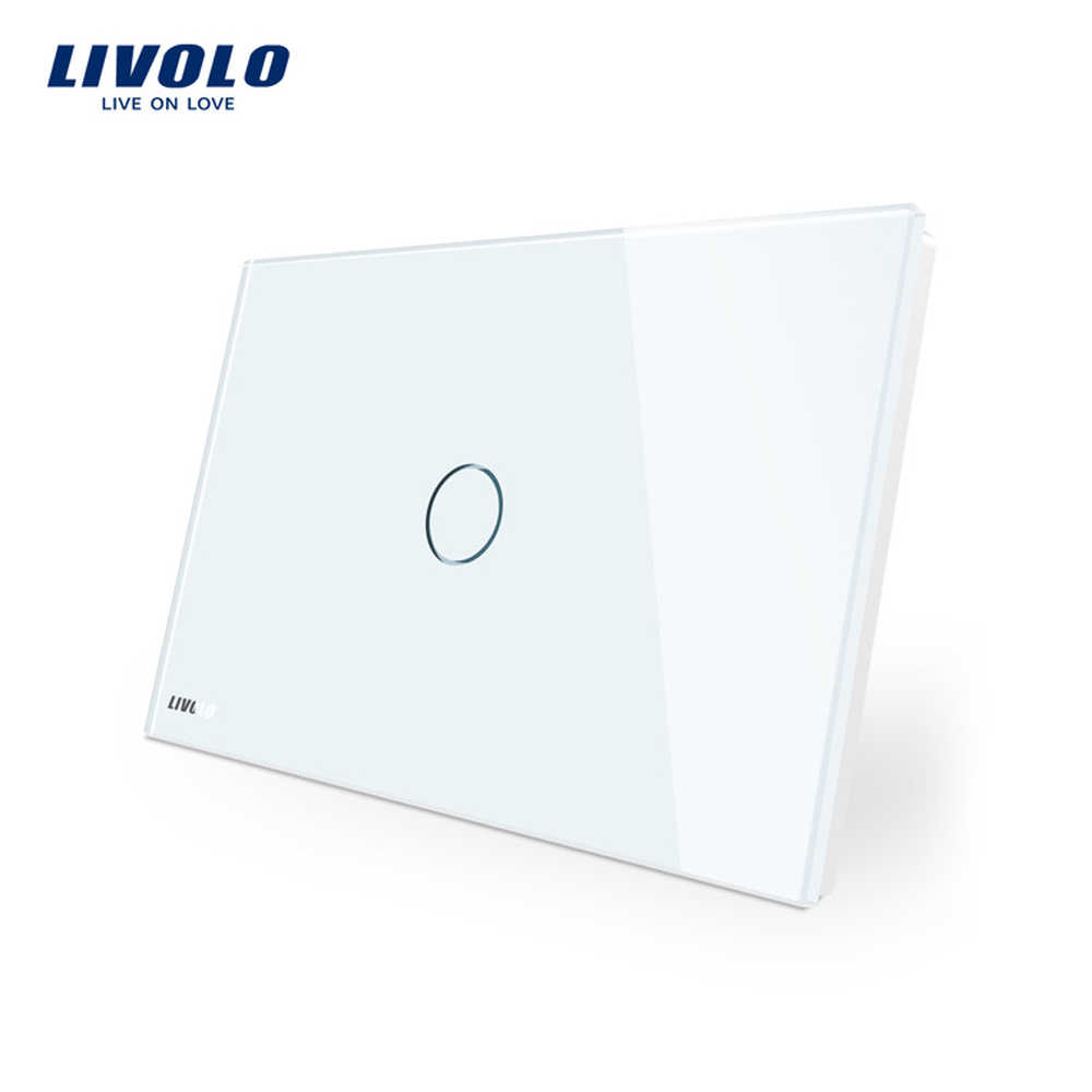 Intrerupator simplu cu touch Livolo din sticla – standard italian case-smart.ro imagine noua 2022