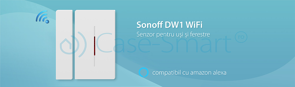 Senzor Sonoff DW1 433 Mhz pentru usi si ferestre compatibil cu RF Bridge