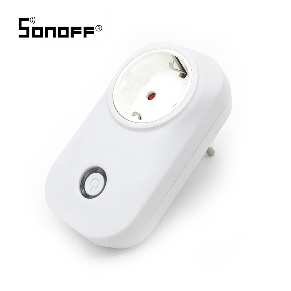 Priza inteligenta Wi-Fi Sonoff S20, Control de pe telefonul mobil case-smart.ro