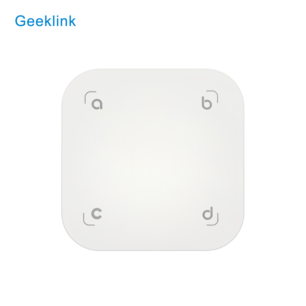 Telecomanda inteligenta touch cu 4 butoane, invatare scene Geeklink case-smart.ro
