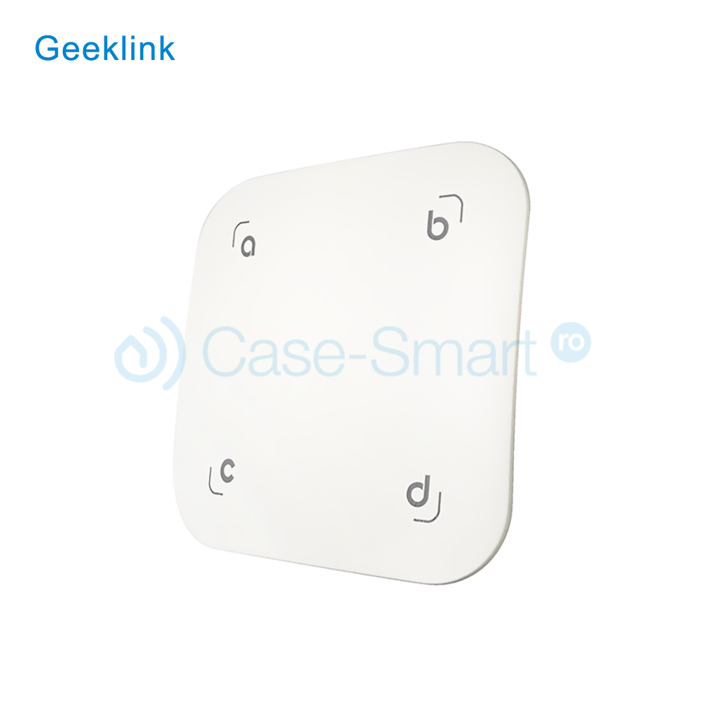 Telecomanda inteligenta touch cu 4 butoane, invatare scene Geeklink case-smart.ro imagine noua idaho.ro