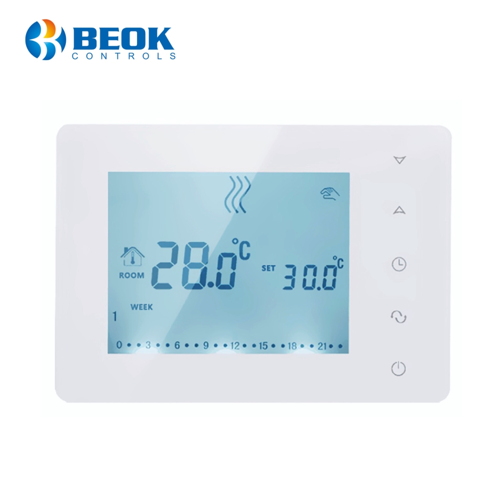 Termostat pentru centrala termica pe gaz si incalzire in pardoseala BeOK BOT-X306 BeOk imagine noua
