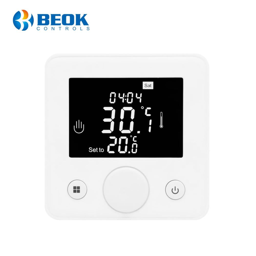 Termostat pentru incalzirea electrica in pardoseala BeOK TOG77-EP case-smart imagine noua 2022