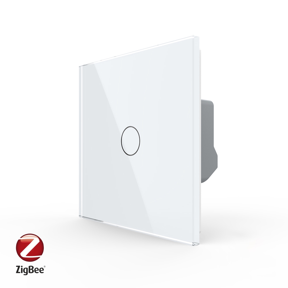 Intrerupator Simplu cu Touch Livolo din Sticla, Zigbee – Serie Noua case-smart.ro imagine Black Friday 2021