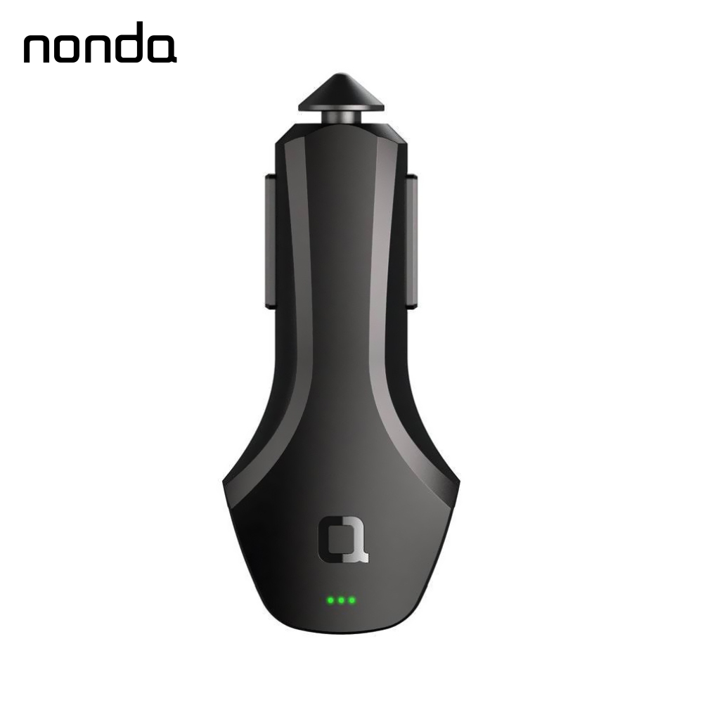 Incarcator auto Nonda Zus Smart, Dual USB, Negru case-smart.ro