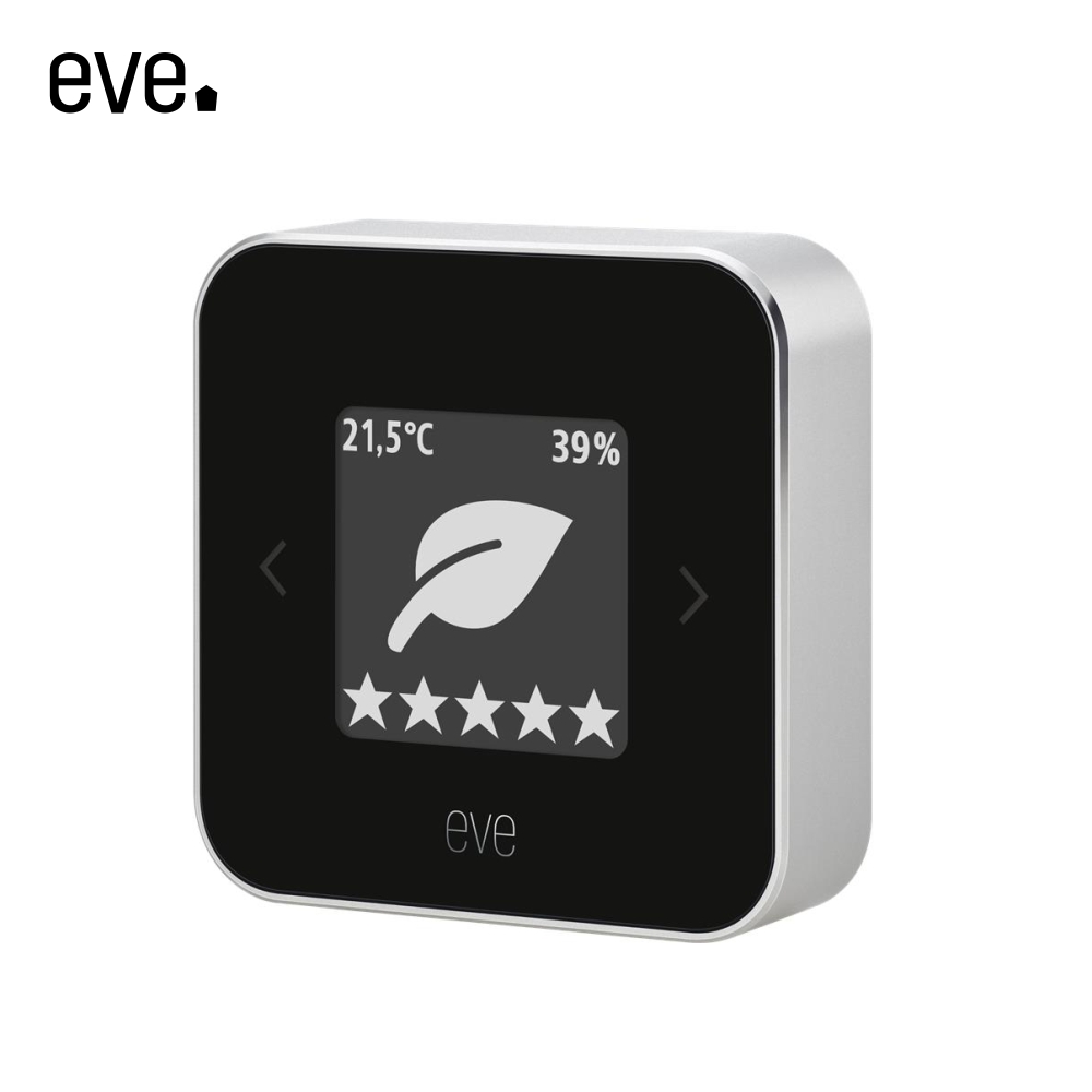 Senzor de temperatura si umiditate Eve-room, compatibil cu Apple Home Kit case-smart.ro imagine noua tecomm.ro