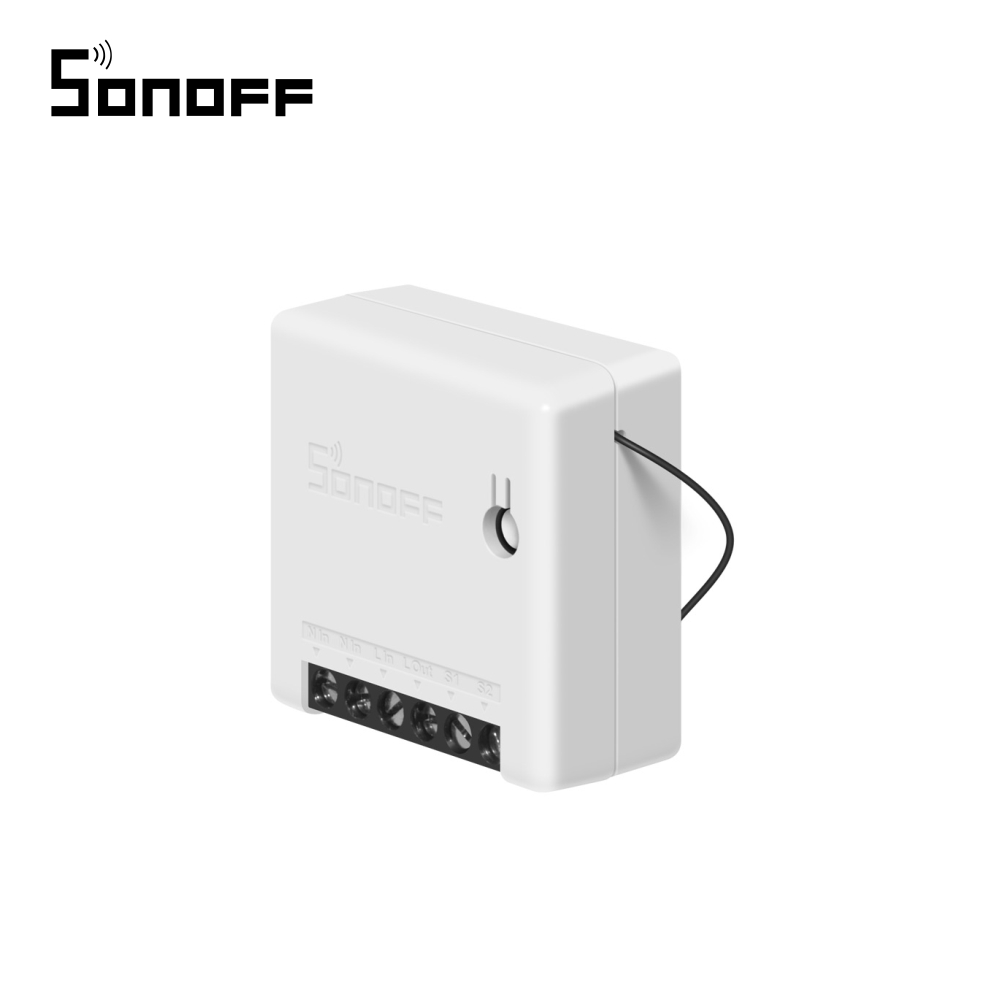 Releu Mini automatizare dispozitive electrocasnice Sonoff Mini, Setare interval de functionare, Control vocal, Control de pe telefonul mobil case-smart
