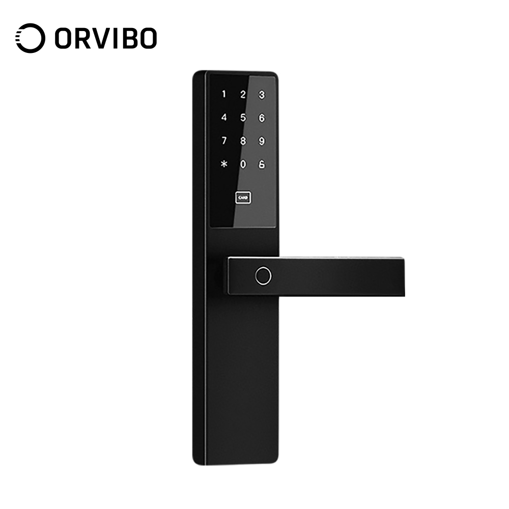 Incuietoare inteligenta Orvibo C1, Monitorizare in timp real, Control de pe telefonul mobil, Amprenta, Parola, Istoric amprenta imagine noua