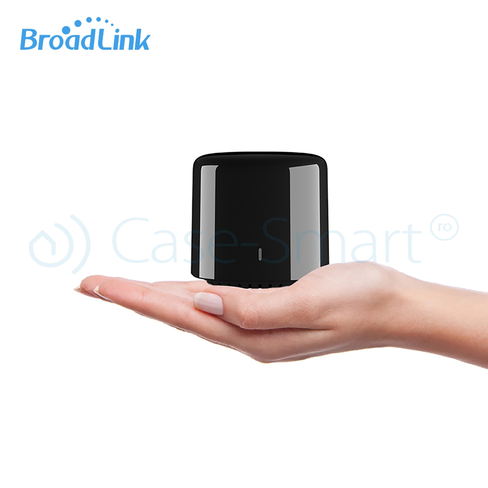 Telecomanda inteligenta BroadLink RM4C Mini, IR, Wi-Fi, compatibil Amazon Alexa si Google Home