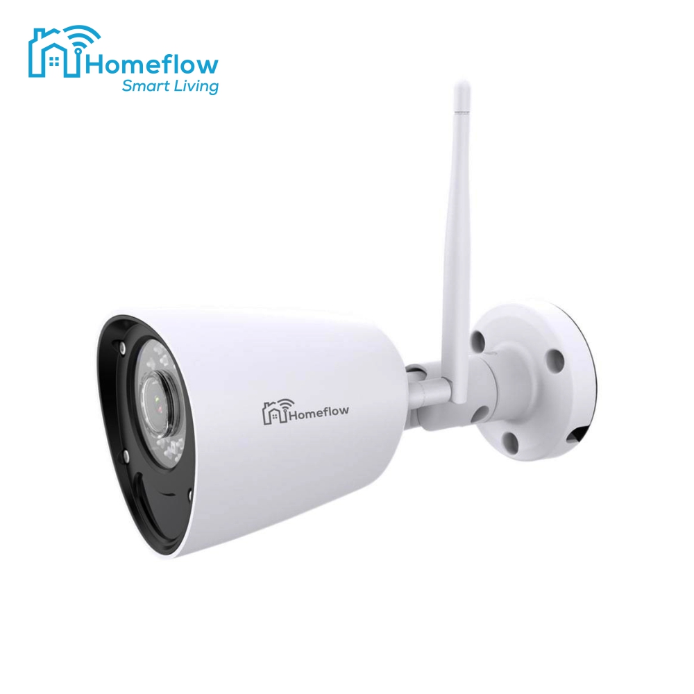 Camera de supraveghere wireless Homeflow C-6003, Exterior, Detectie miscare, Night Vision, Control de pe telefonul mobil – Resigilat C-6003 imagine noua