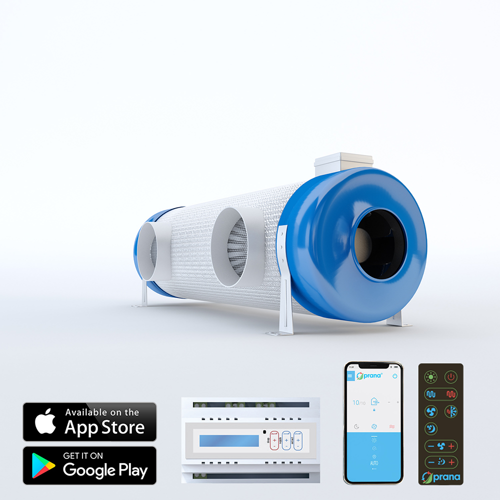 Sistem de ventilatie cu recuperare de caldura PRANA 340S case-smart imagine noua 2022