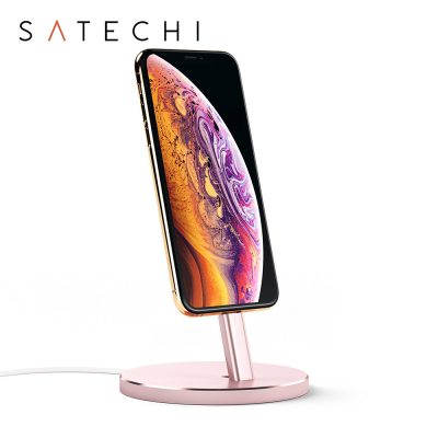 Stand incarcare Satechi pentru iPhone, Aluminiu culoare roz