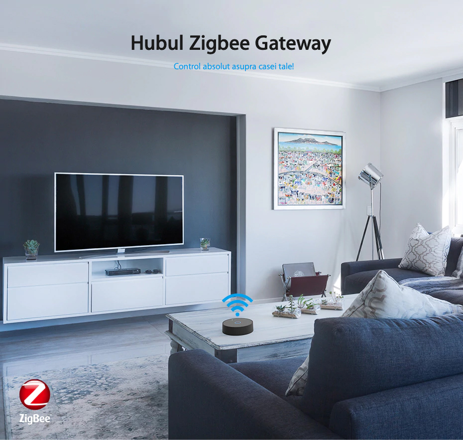 Hub Livolo ZigBee Control WiFi, Model 102700102