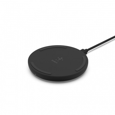 Incarcator wireless Belkin Boost Up 10W, Negru, Incarcator + cablu inclus case-smart.ro imagine noua 2022