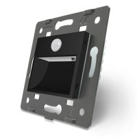 Modul lampa de veghe LED Livolo cu senzor miscare incorporat culoare neagra