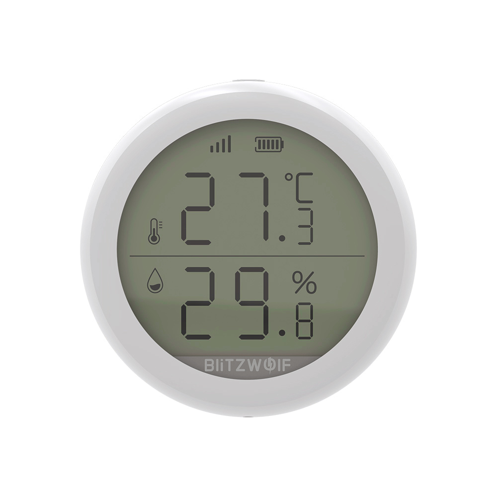 Senzor de temperatura si umiditate BlitzWolf BW-IS4, Wi-Fi, ZigBee 3.0 case-smart.ro