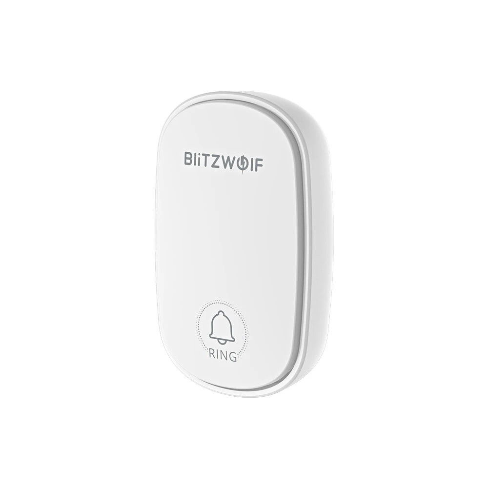 Sonerie wireless BlitzWolf BW-DB1, Energie cinetica, 38 Tonuri, 4 Trepte volum case-smart.ro