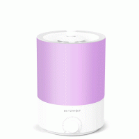 Umidificator si difuzor de arome BlitzWolf BW-SH2, Capacitate 4 L, Lumina RGB, Control aplicatie