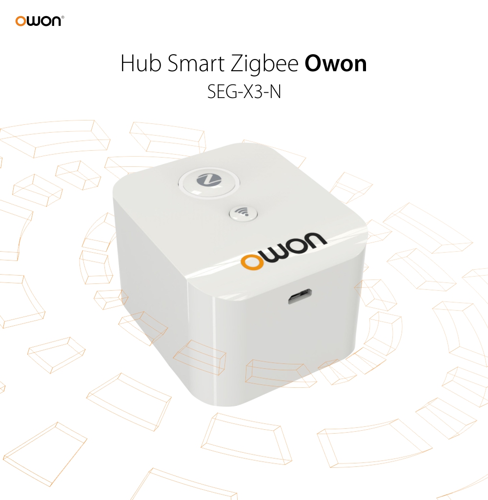 Hub inteligent si centru de comanda Owon, Pentru automatizarea locuintei, ZigBee, Wi-Fi 2.4 GHz, Control aplicatie