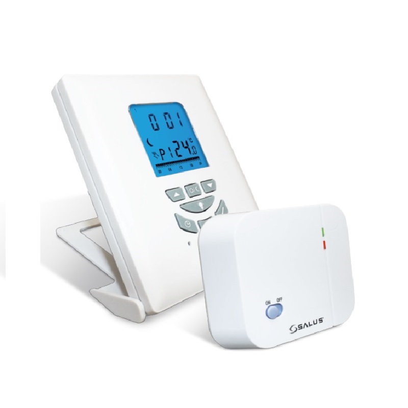 Termostat wireless Salus T105RF, Programe predefinite & personalizate, Mod incalzire / racire case-smart