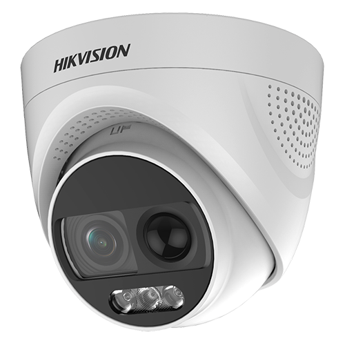 Camera de supraveghere HikVision ColorVU Analog HD, Rezolutie 2 MP, Lentila 2.8 mm, Infrarosu, Alarma 2.8 imagine noua 2022