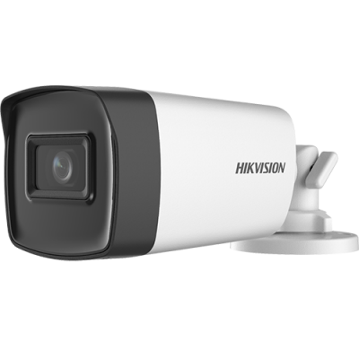 Camera de supraveghere HikVision Analog HD, Rezolutie 2 MP, Lentila 2.8 mm, Distanta IR 40 m, Microfon integrat