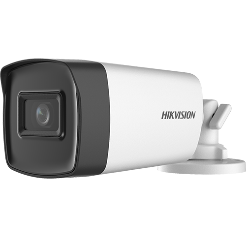 Camera de supraveghere HikVision Analog HD, Rezolutie 5 MP, Lentila 2.8 mm, Microfon integrat, Infrarosu, Unghi vizual 85° 2.8