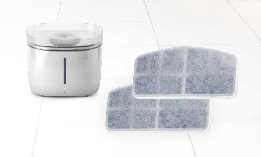 Set 2 filtre de rezerva pentru Dispenserul de apa pentru animale Petoneer Fresco Mini – Resigilat