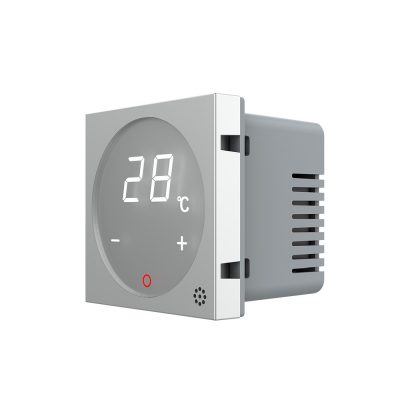 Modul termostat Livolo pentru sisteme de incalzire electrice – Serie noua culoare gri