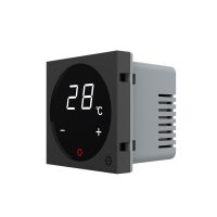 Modul termostat Livolo pentru sisteme de incalzire electrice – Serie noua culoare neagra