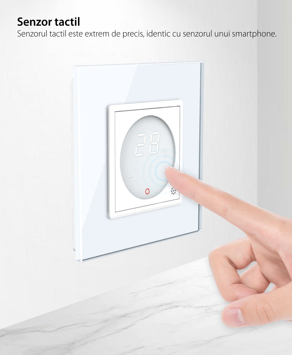 Modul termostat Livolo pentru sisteme de incalzire electrice – Serie noua