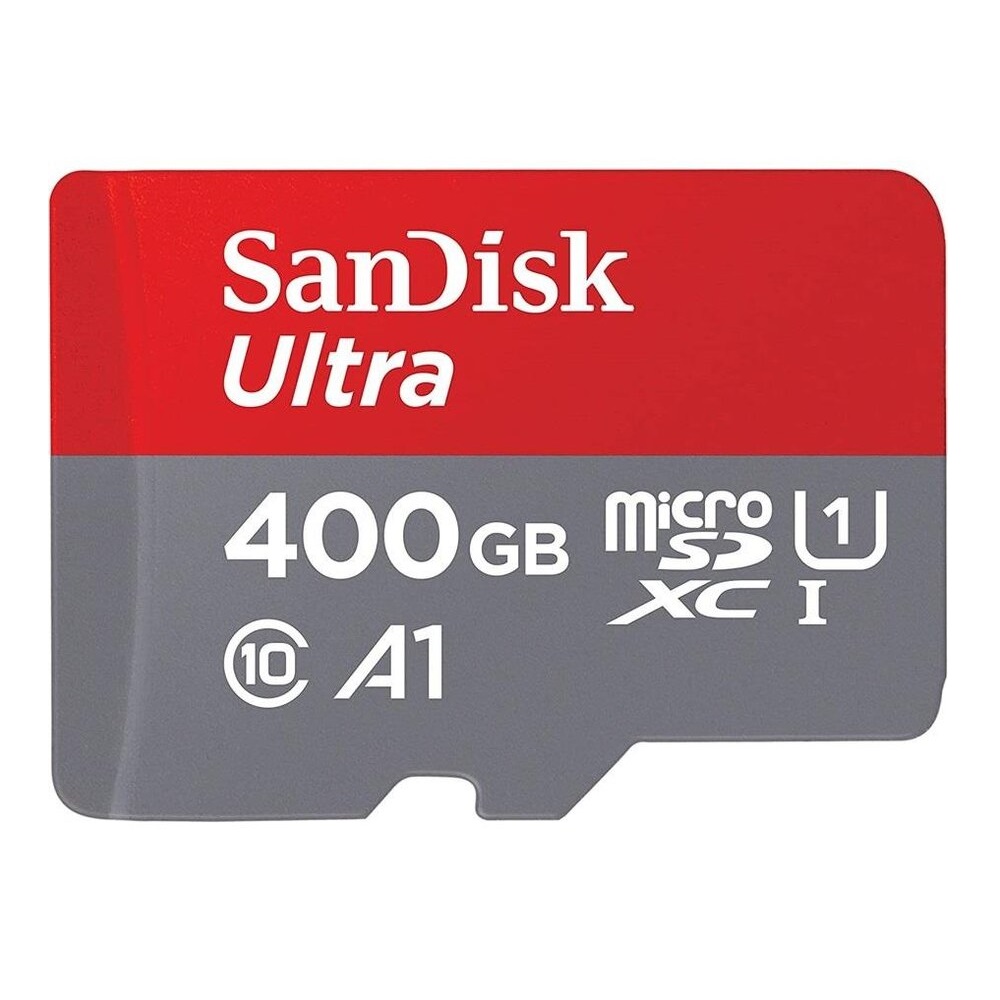 Card de memorie MicroSDXC SanDisk cu Adaptor SD, Memorie 400 GB case-smart