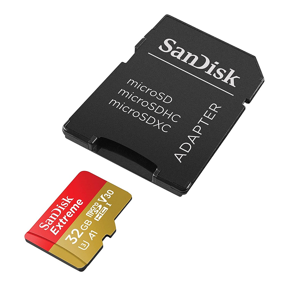 Card de memorie SanDisk Micro SD cu Adaptor SD, Memorie 32 GB, Class 10, Standard UHS-I U3