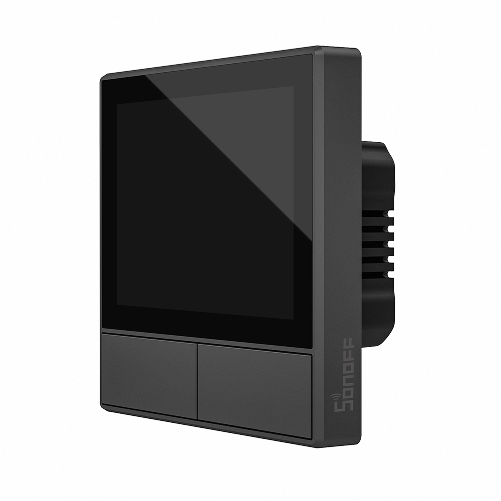 Intrerupator inteligent cu touch si functie termometru Sonoff NS Panel case-smart.ro imagine noua 2022
