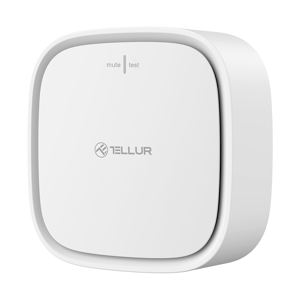 Senzor de gaz Tellur, Conexiune Wi-Fi, 2.4 GHz, Alarma, Notificari 2.4