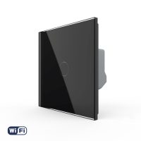 Intrerupator Simplu Wi-Fi LIVOLO cu Touch – Serie Noua culoare neagra