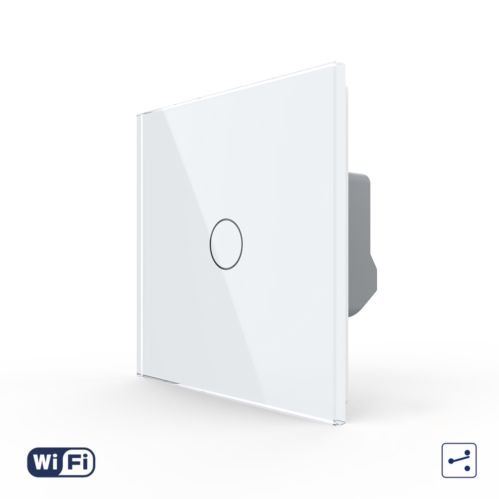 Intrerupator Simplu Cap / Cruce Wi-Fi cu Touch LIVOLO – Serie Noua cap imagine noua 2022