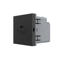 Modul Priza USB Tip C Livolo – Serie Noua culoare neagra