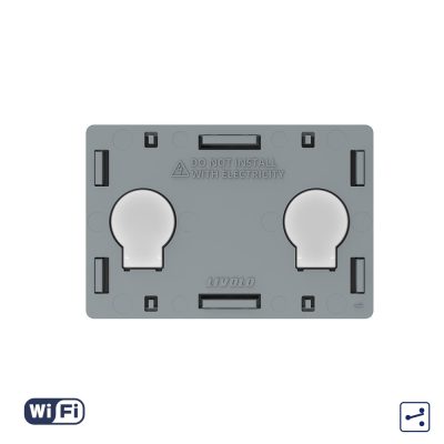 Modul Intrerupator Dublu Cap Scara / Cruce Wi-Fi cu Touch LIVOLO, standard italian – Serie Noua