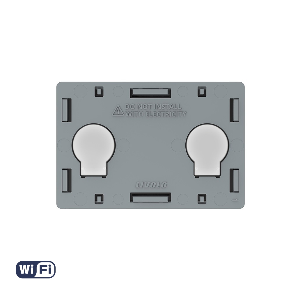 Modul Intrerupator Dublu WIFI cu Touch LIVOLO, standard italian – Serie Noua case-smart.ro imagine noua