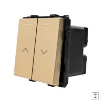 Modul Intrerupator Jaluzele Mecanic LUXION culoare aurie