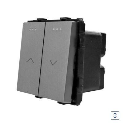 Modul Intrerupator Jaluzele Mecanic LUXION culoare gri