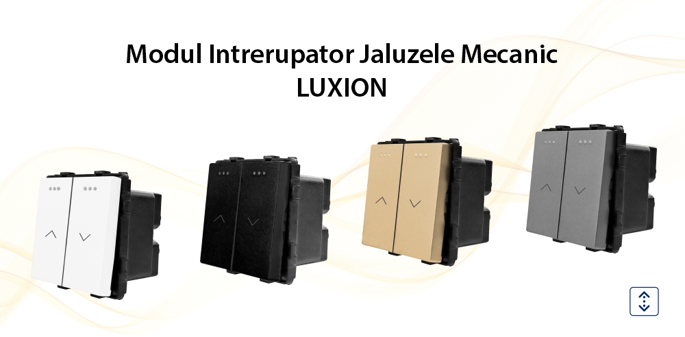 Modul Intrerupator Jaluzele Mecanic LUXION