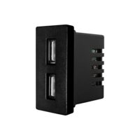 Modul Priza USB 2.4A 5V LUXION culoare neagra