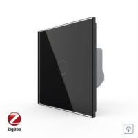 Intrerupator Simplu cu Dimmer, Zigbee cu Touch LIVOLO – Serie Noua culoare neagra