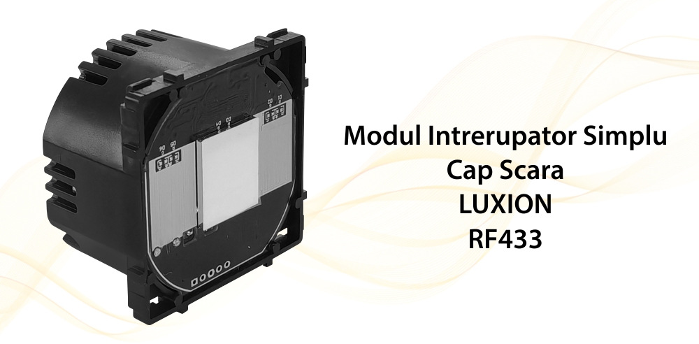 Modul Intrerupator Simplu Cap Scara, RF433 cu Touch LUXION